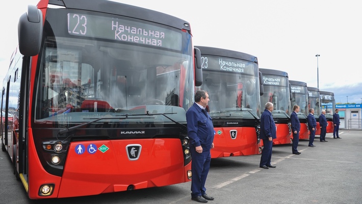Казани передали 30 автобусов на природном газе